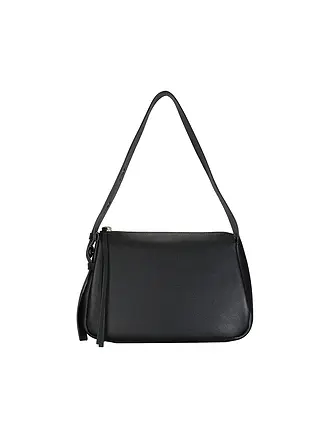 TORY BURCH | Ledertasche - Schultertasche | schwarz